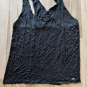 Alo Yoga Tank Top in Dark Grey size medium